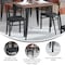 Flash Furniture Black Vinyl Dining Chairs - Walnut Wood Backs, PK 2 2-XU-DG6V5BV-WAL-GG - alternate 6
